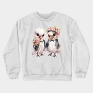 Vulture Couple Gets Married Crewneck Sweatshirt